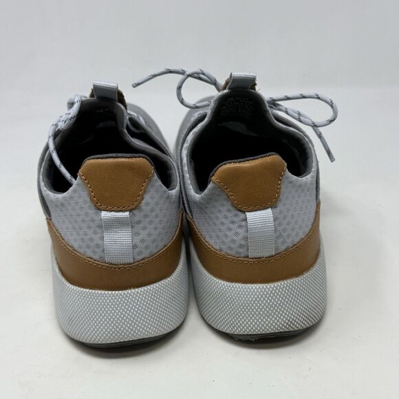 Olukai Nanea Li Shoes Mens 10 Gray Canvas Casual Comfort Lace Up Low Sneakers - Picture 9 of 14